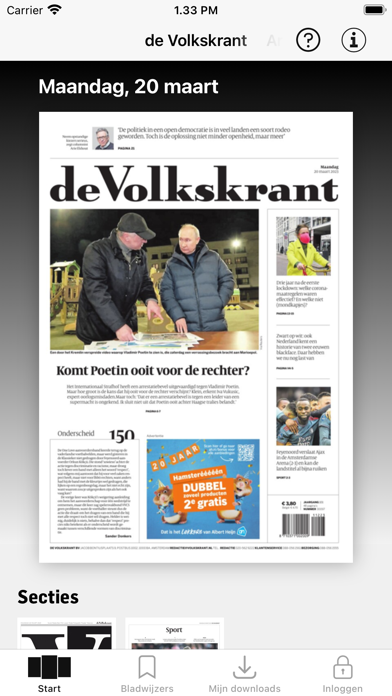 de Volkskrant Krant Screenshots