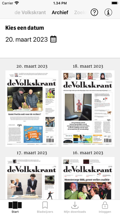 de Volkskrant Krant Screenshots