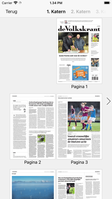 de Volkskrant Krant Screenshots
