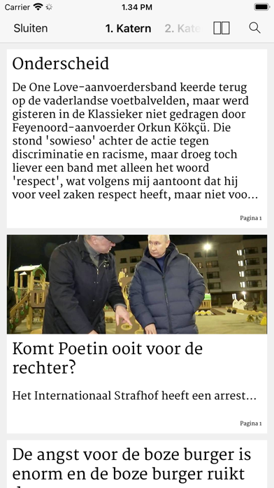 de Volkskrant Krant Screenshots