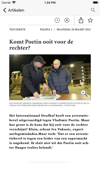 de Volkskrant Krant Screenshots