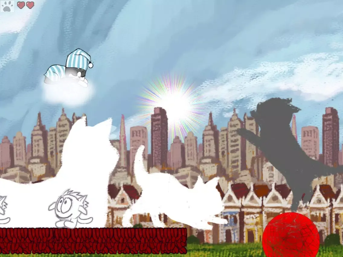 Acro Cat Is Dreaming iPad  스크린샷
