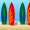 Tropical Beach Day Stickers