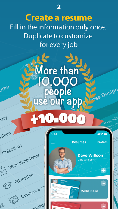 CV | Curriculum vitae Screenshots