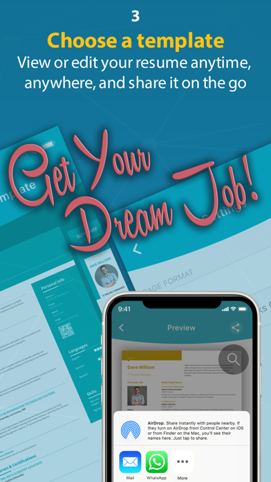 CV | Curriculum vitae Screenshots
