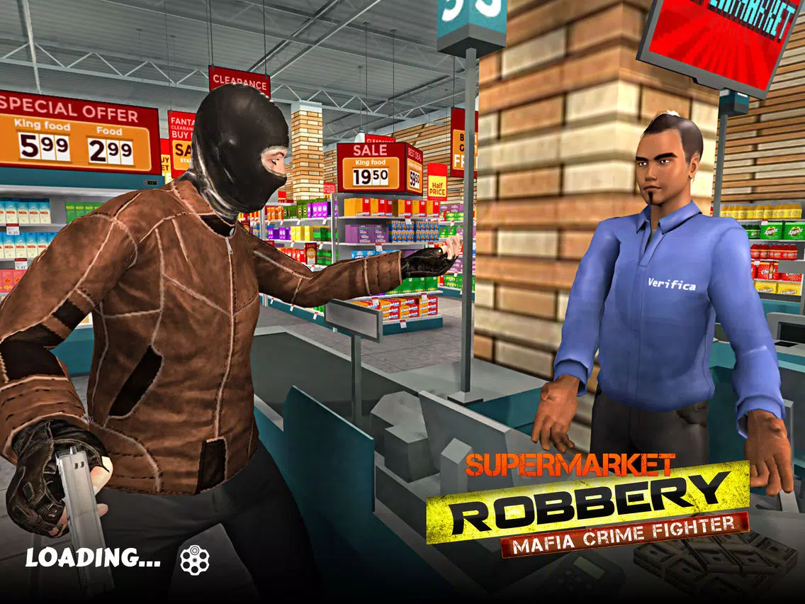 Supermarket Robbery Crime Game iPad Screenshots