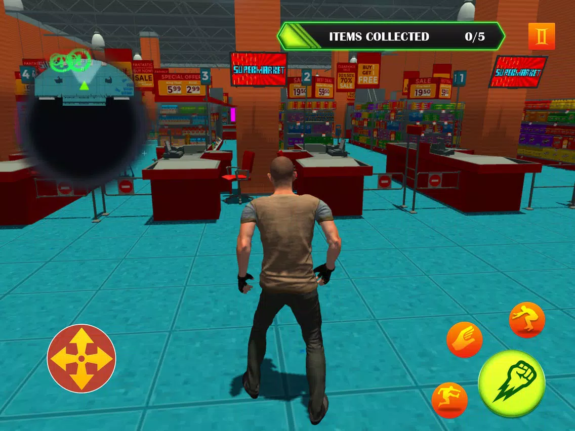 Supermarket Robbery Crime Game iPad Screenshots