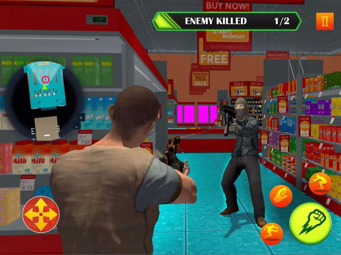 Supermarket Robbery Crime Game iPad Screenshots