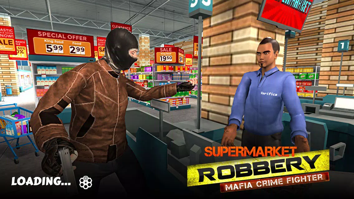 Supermarket Robbery Crime Game Screenshots