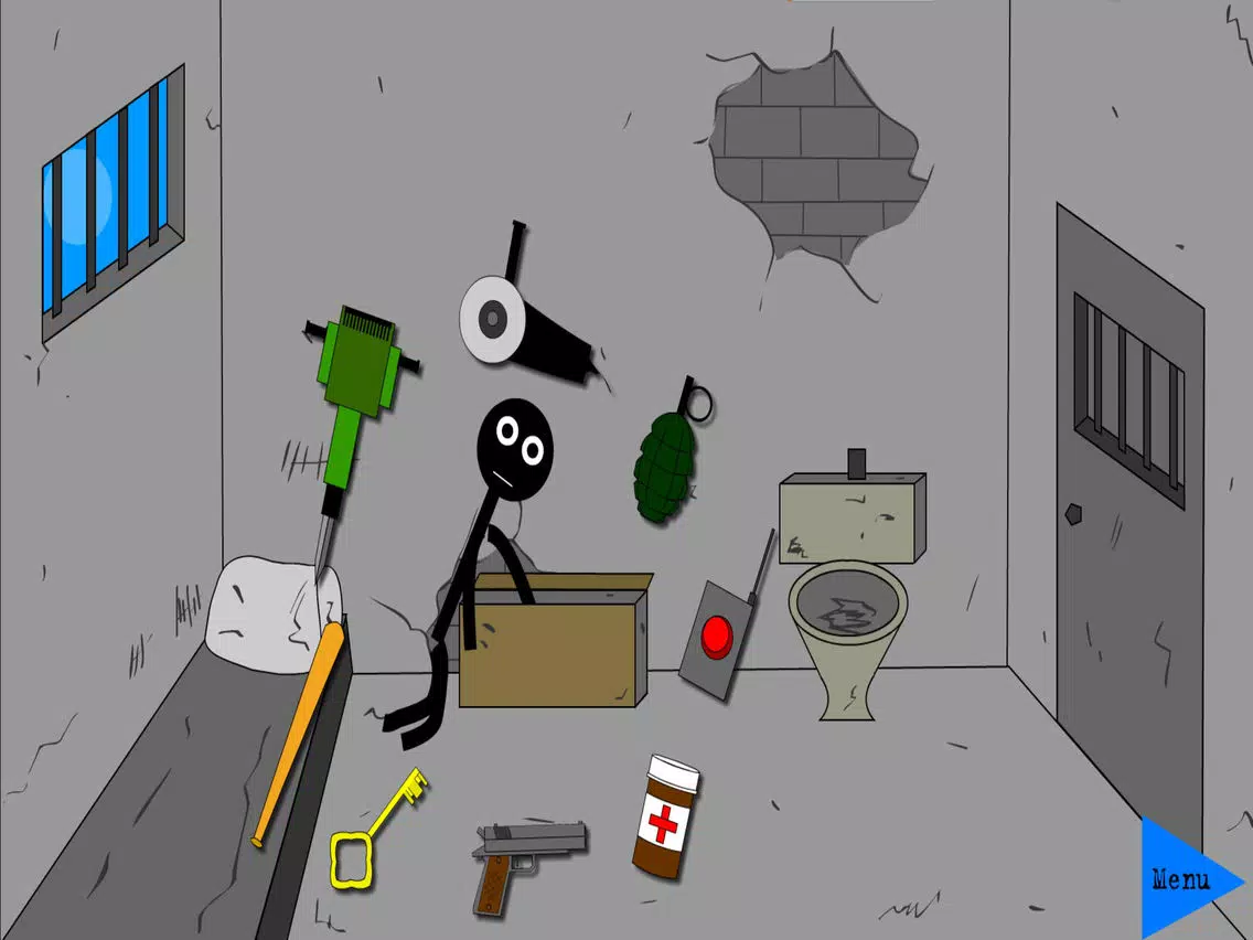 Tangkapan skrin Stickman - Jailbreak Escape 2 iPad