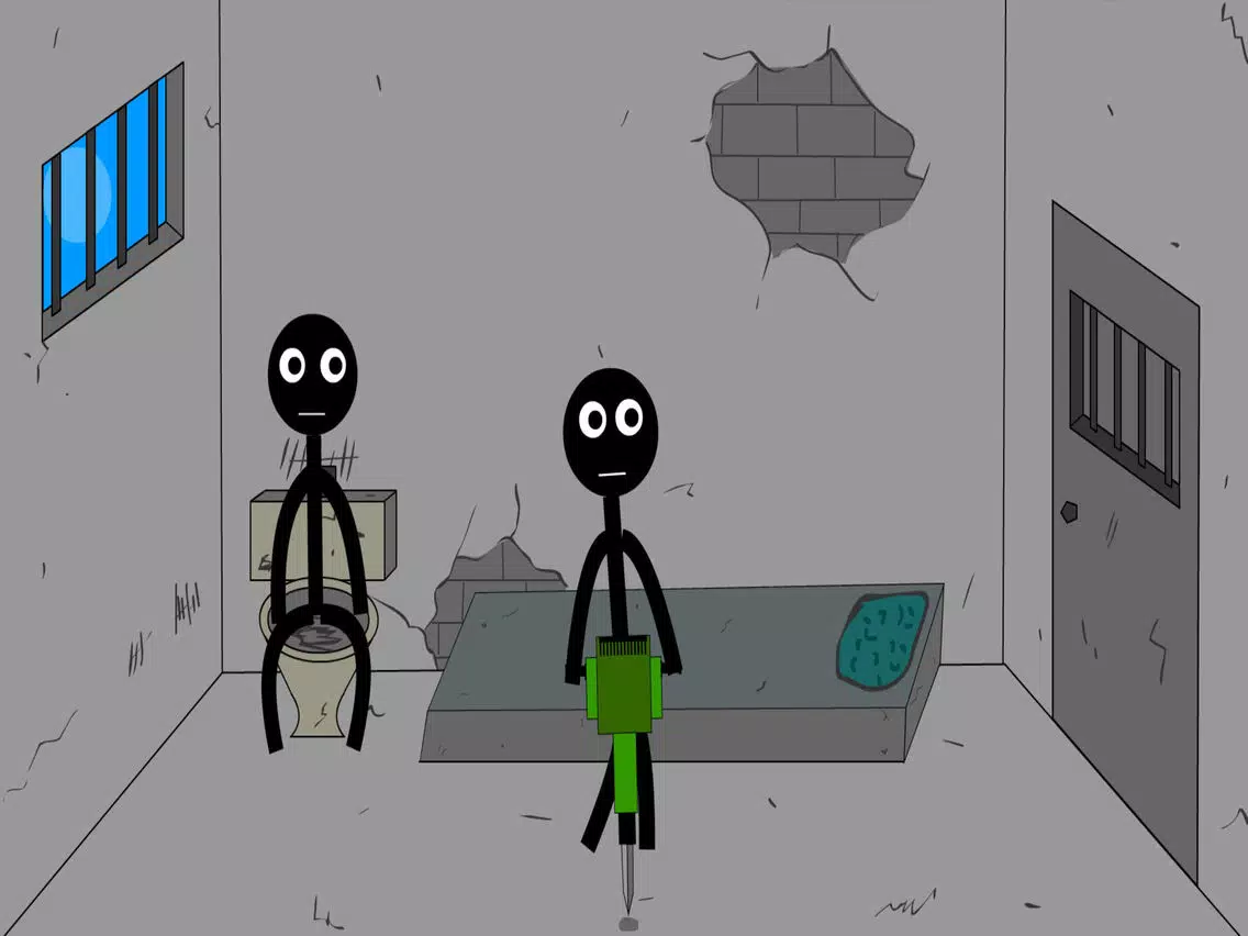 Tangkapan skrin Stickman - Jailbreak Escape 2 iPad