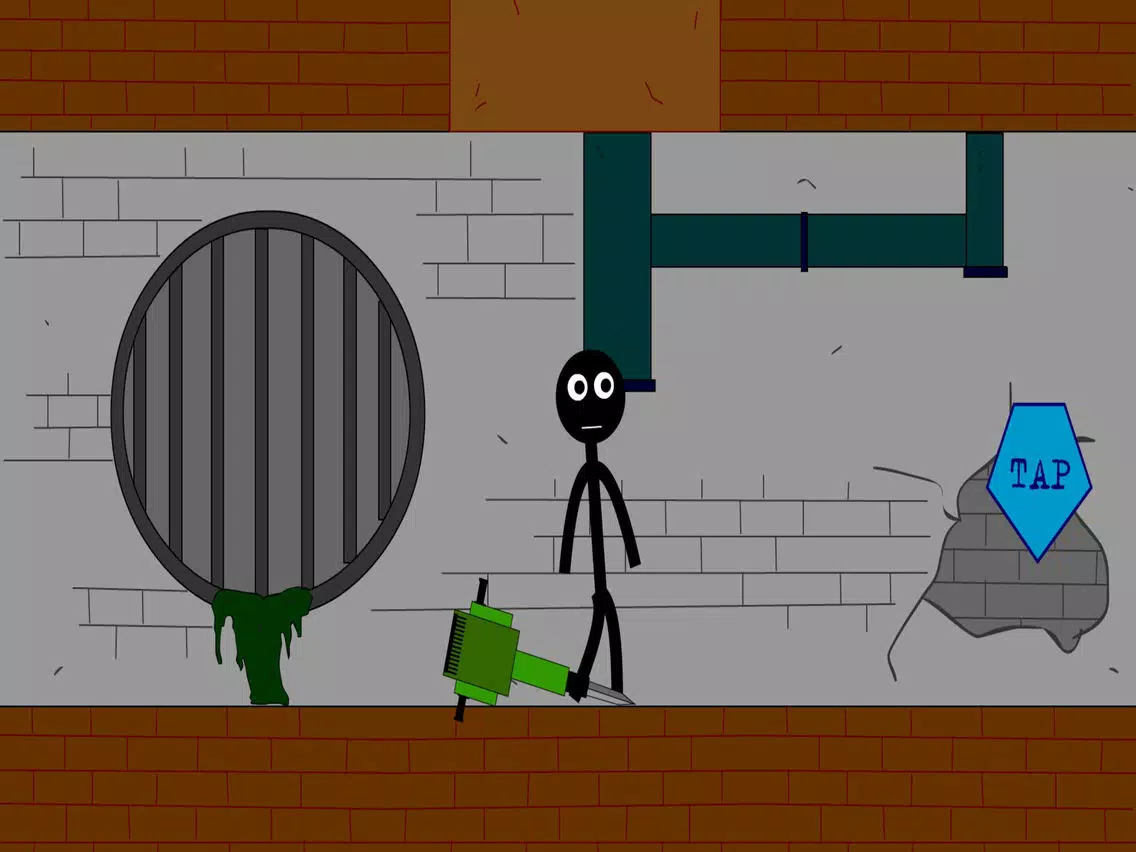 Tangkapan skrin Stickman - Jailbreak Escape 2 iPad