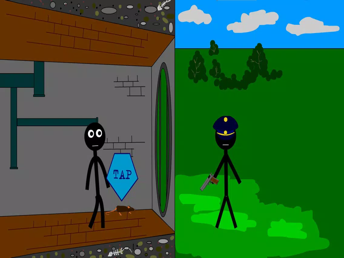Tangkapan skrin Stickman - Jailbreak Escape 2 iPad