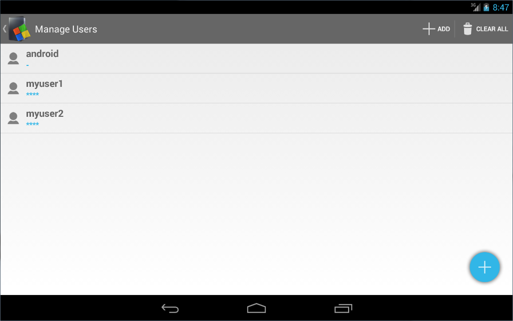 SambaDroid Screenshots