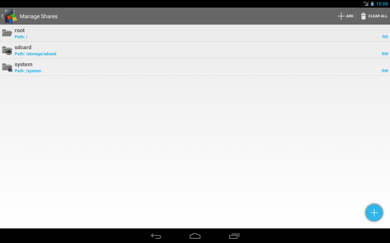 SambaDroid Screenshots