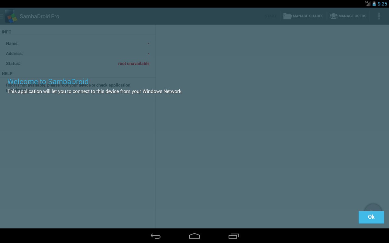 SambaDroid Screenshots