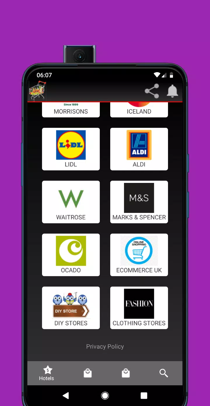 Tesco Asda B&Q Ebay Next+ Screenshots