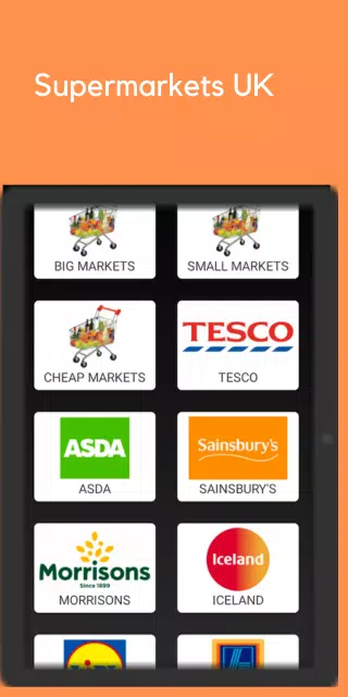 Tesco Asda B&Q Ebay Next+ Screenshots