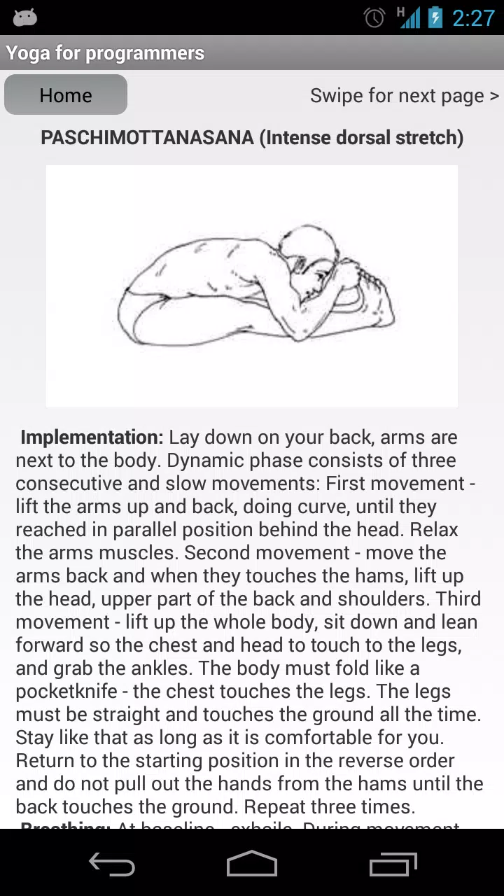 Yoga for programmers Screenshots
