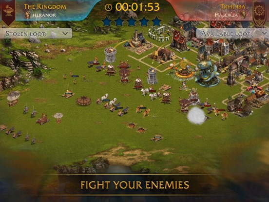 Rage War: Time Battles iPad  स्क्रीनशॉट