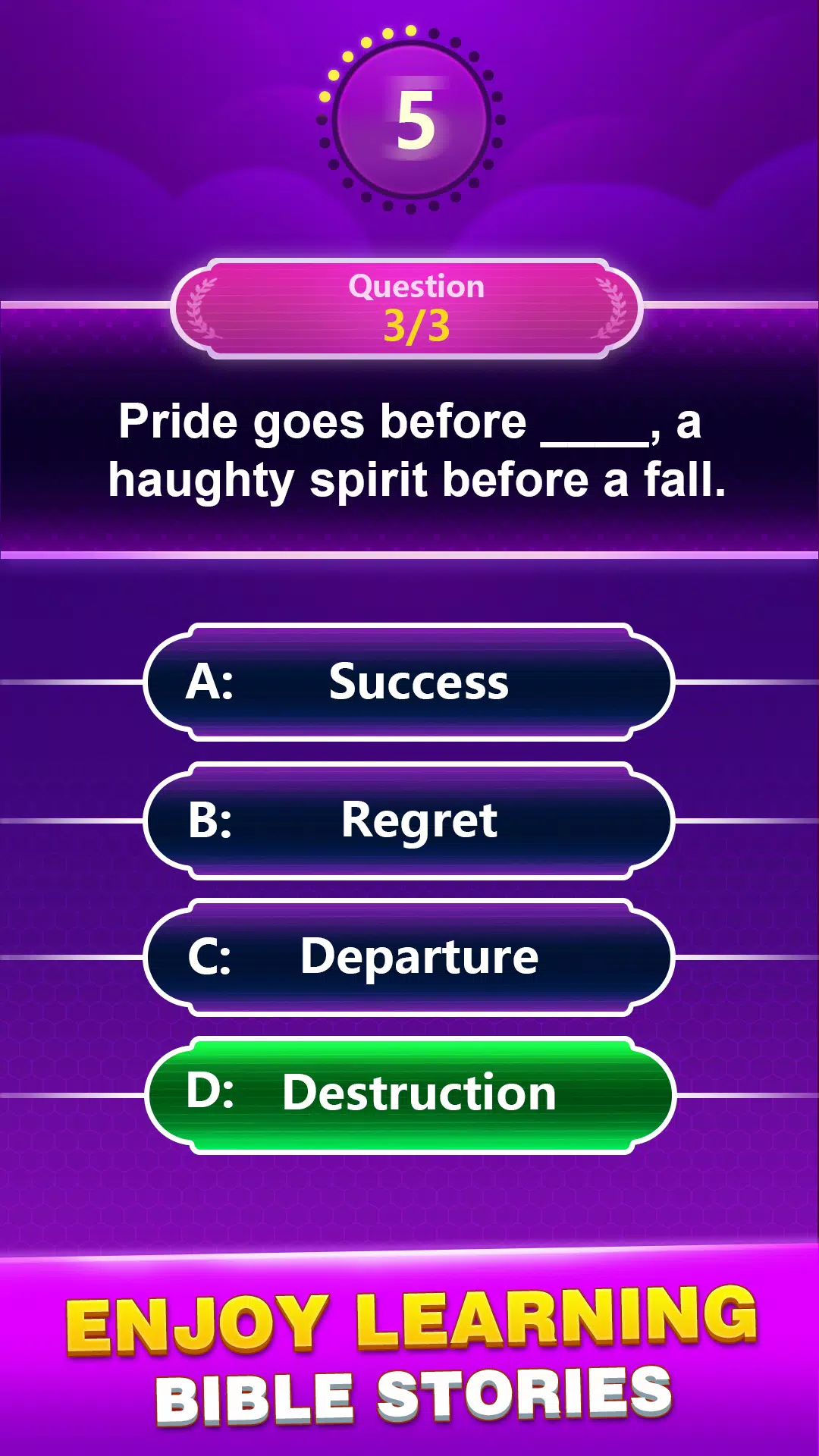 Bible Trivia Screenshots