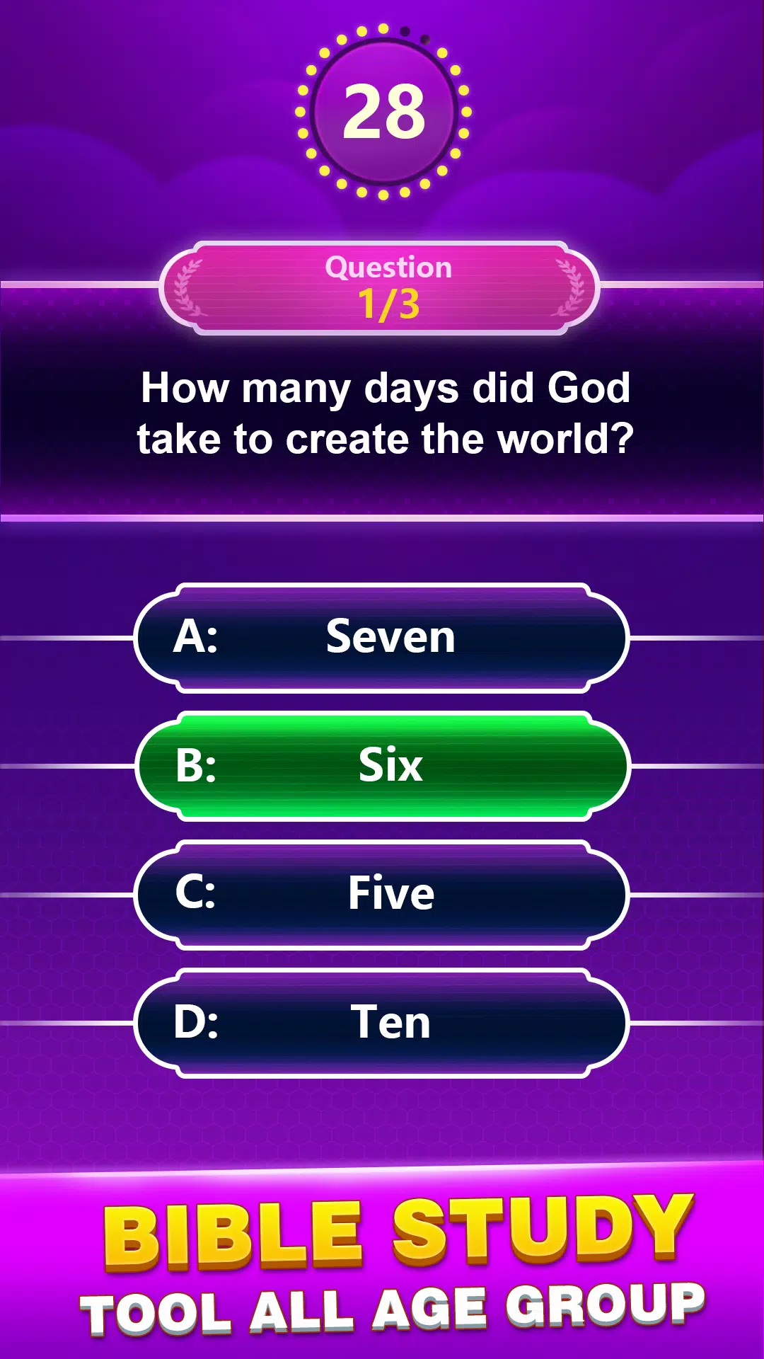 Bible Trivia Screenshots