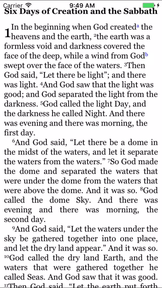 CCEL NRSVA Bible Screenshots