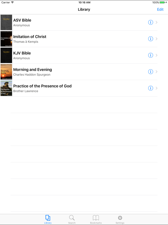 CCEL Devotional Bible iPad Screenshots