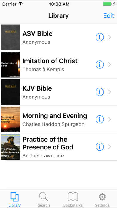 CCEL Devotional Bible Screenshots