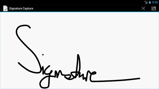 Signature Capture应用截图