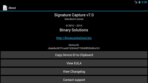 Signature Capture应用截图