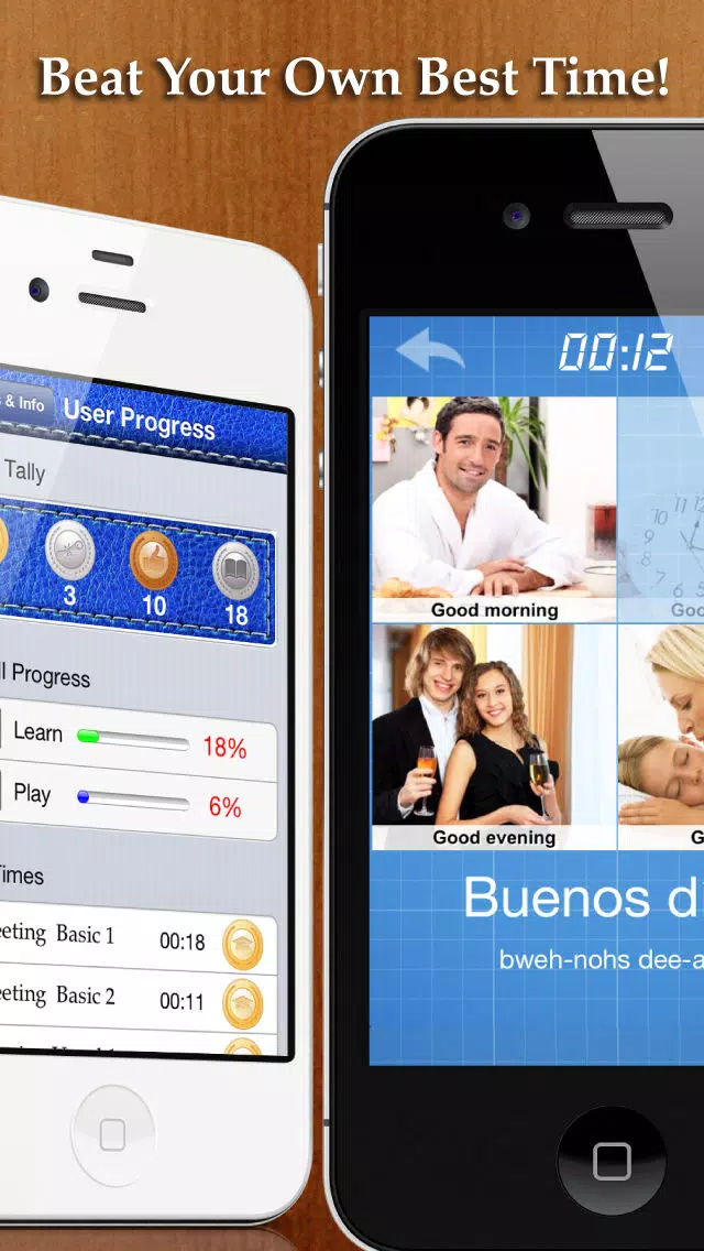 Learn&Play Spanish FREE ~easier & fun! This quick, powerful gaming method with attractive pictures is better than flashcards Screenshots