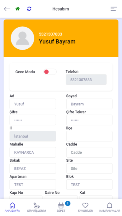 Bizede Su Yemek Market Screenshots