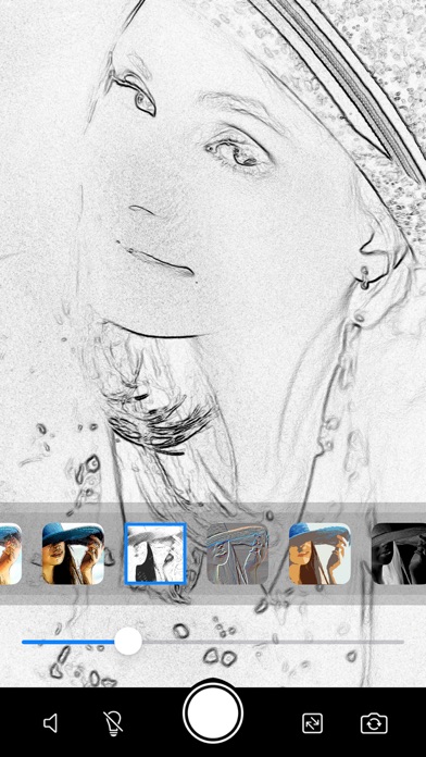 Portrait Sketch Camera Screenshots