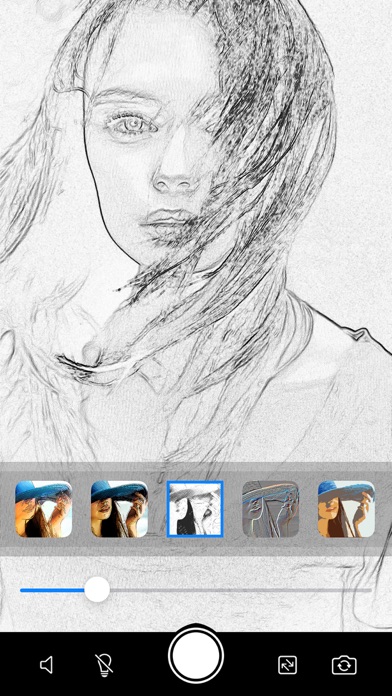 Portrait Sketch Camera Screenshots
