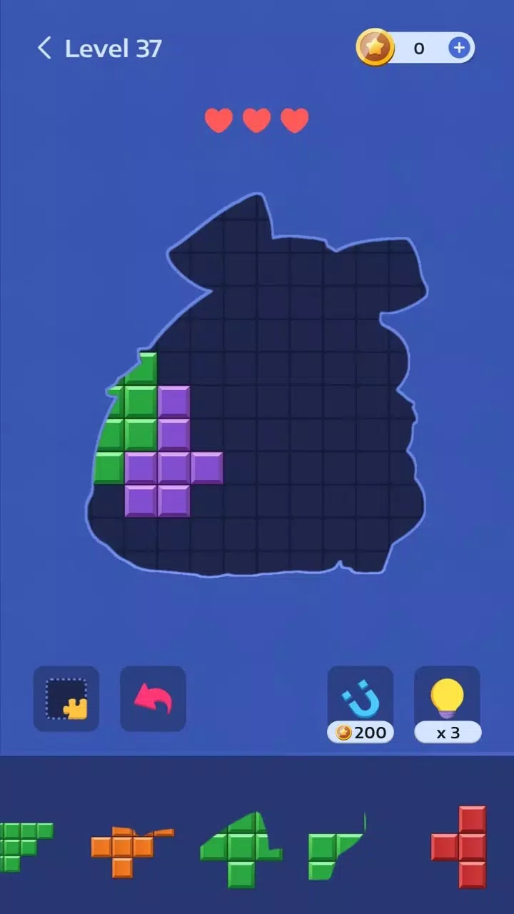 Blocky Jigsaw स्क्रीनशॉट