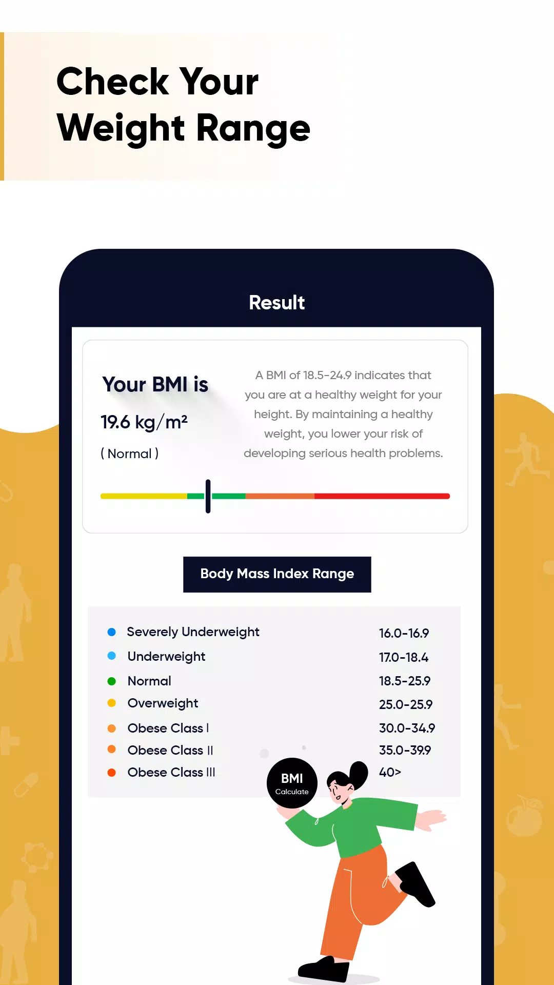 BMI Calculator Screenshots