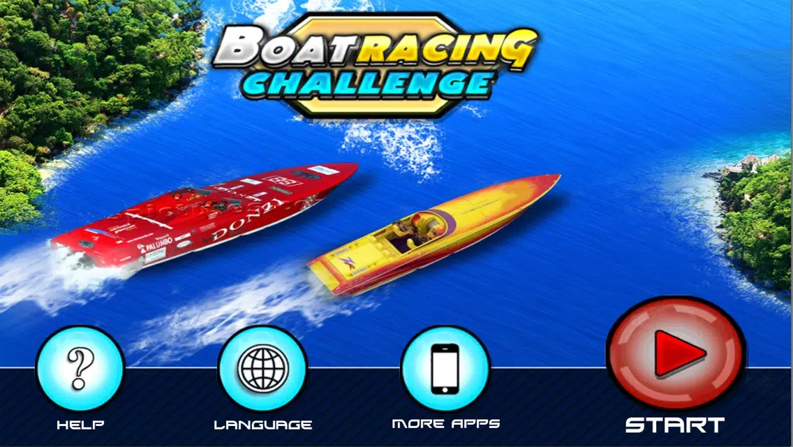 Tangkapan skrin Boat Racing Challenge ( 3D Racing Games )