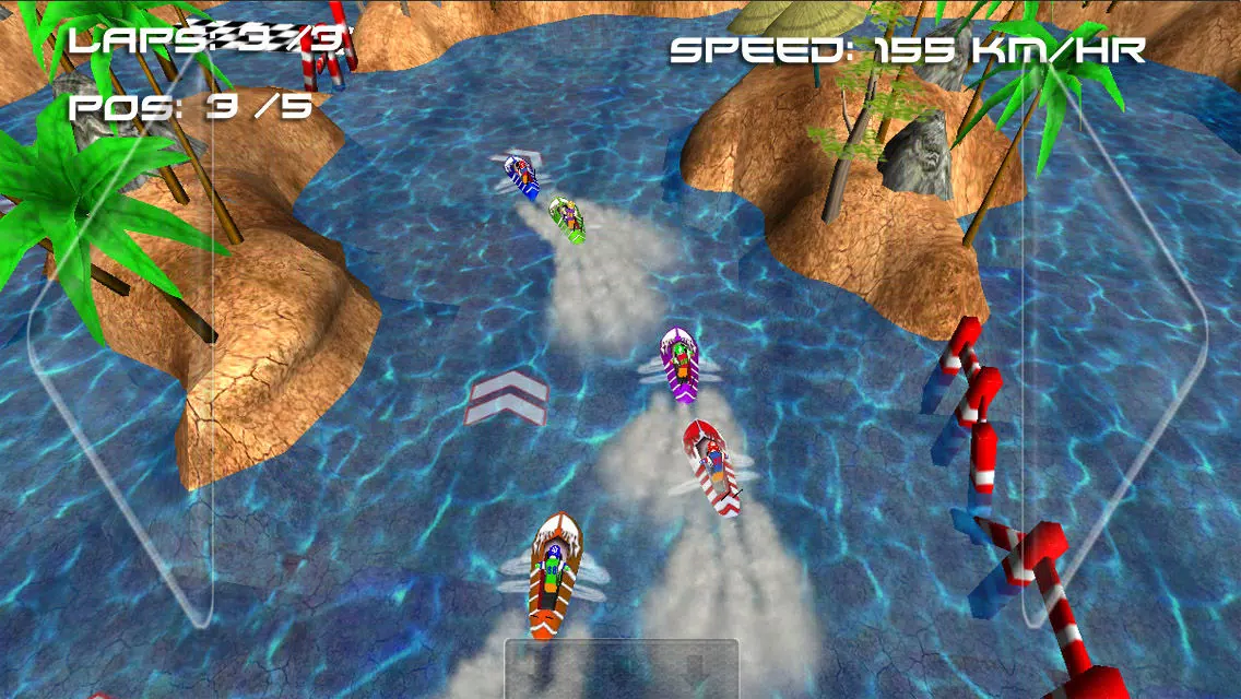 Tangkapan skrin Boat Racing Challenge ( 3D Racing Games )