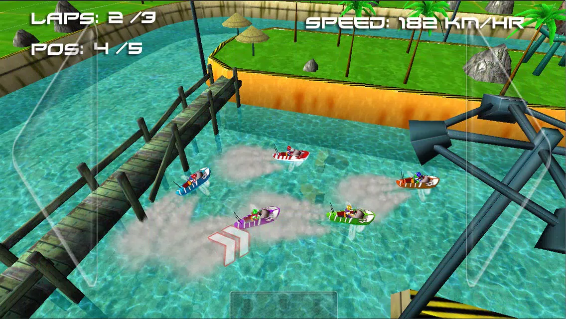 Tangkapan skrin Boat Racing Challenge ( 3D Racing Games )