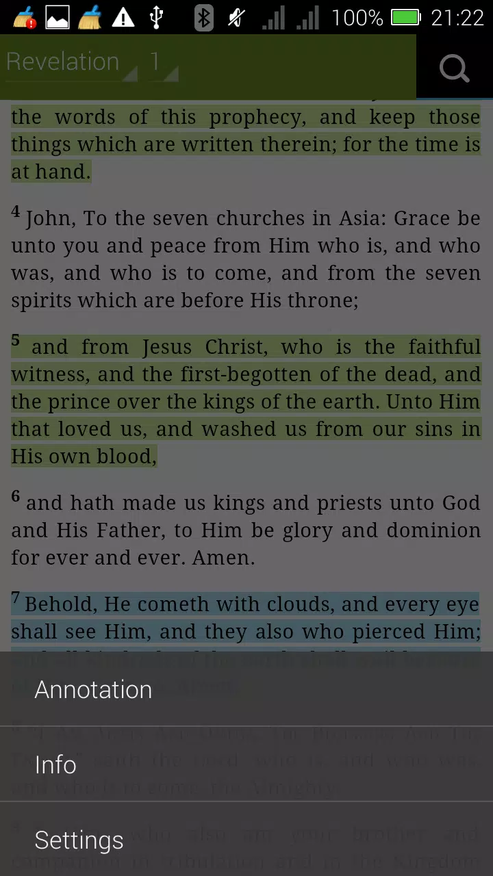 Pentecostal Evangelical Bible Screenshots