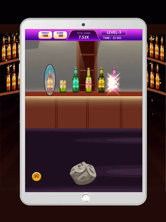 Bottle Shoot Game Forever iPad Screenshots