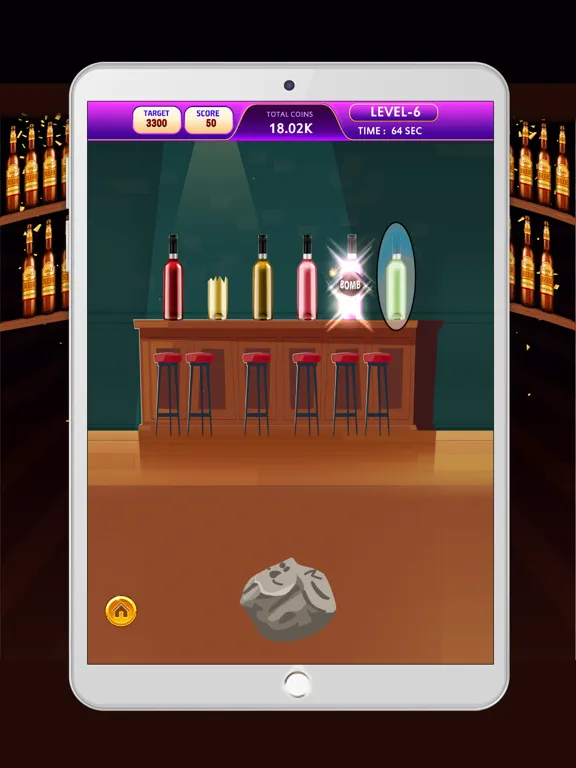 Bottle Shoot Game Forever iPad Screenshots