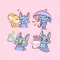 Cute Bat stickers