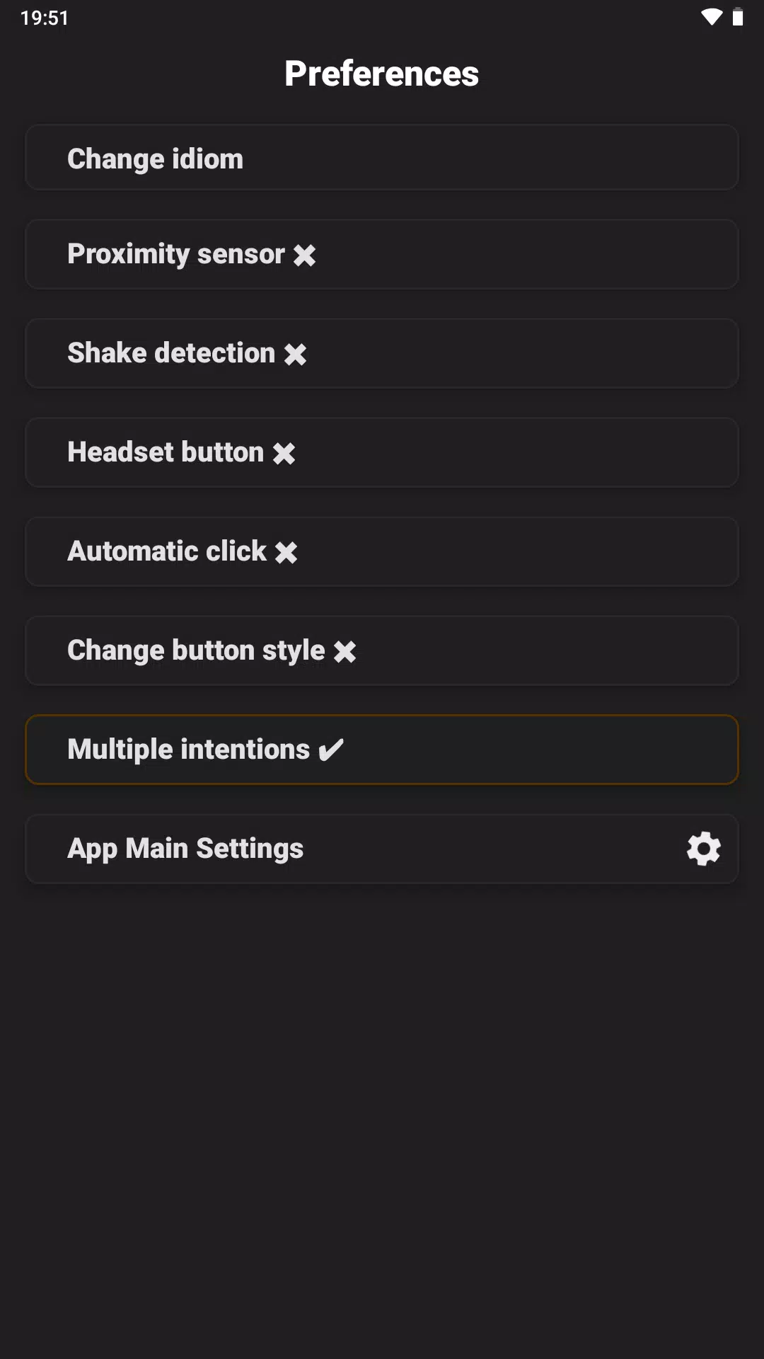 Button for the Zello Screenshots