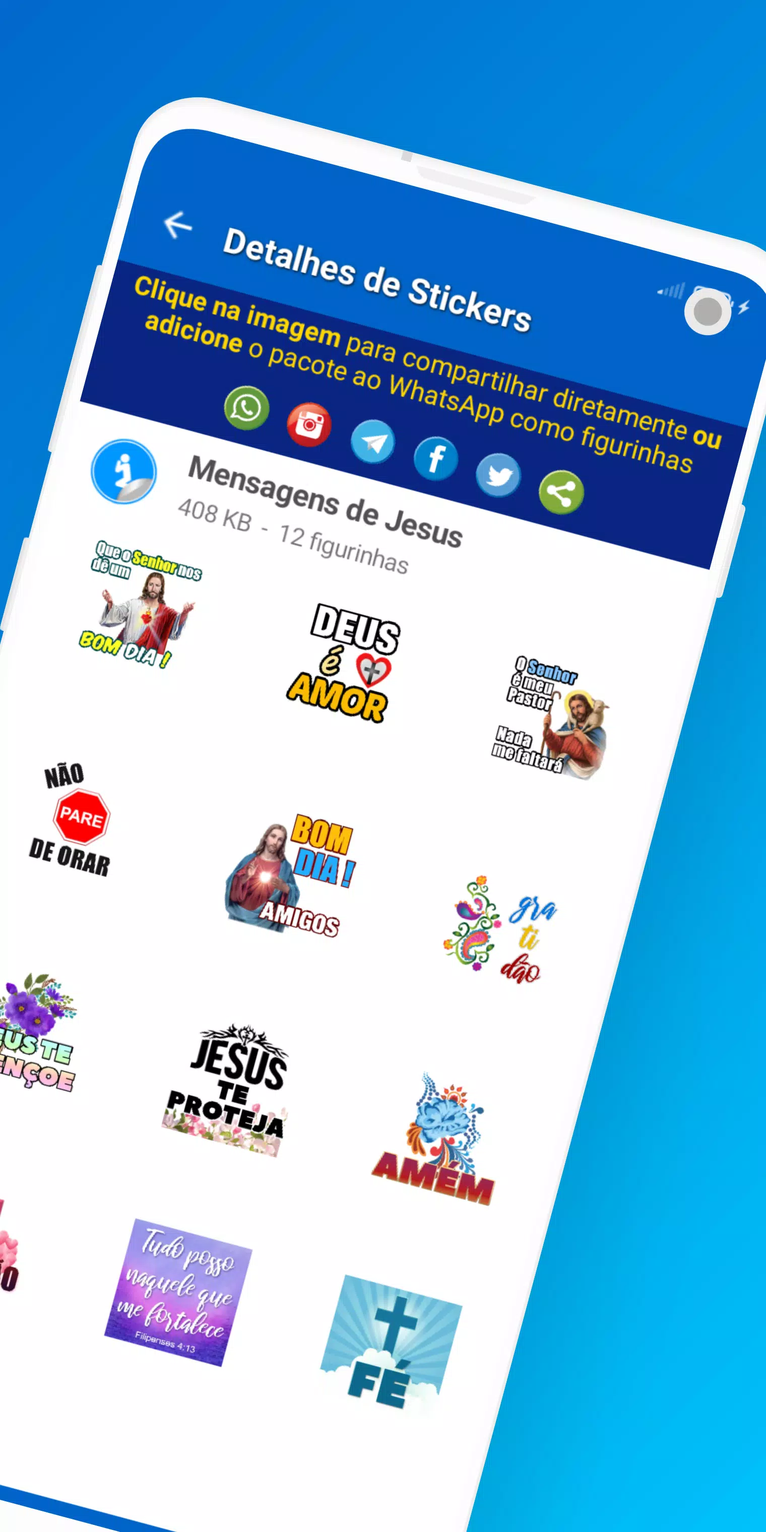 Figurinhas e Status de Jesus Screenshots