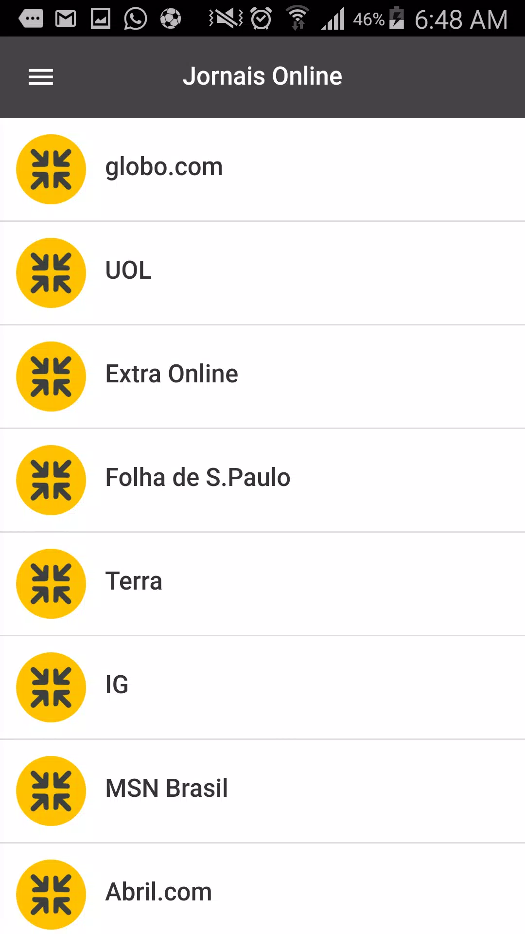 Jornais do Brasil Screenshots