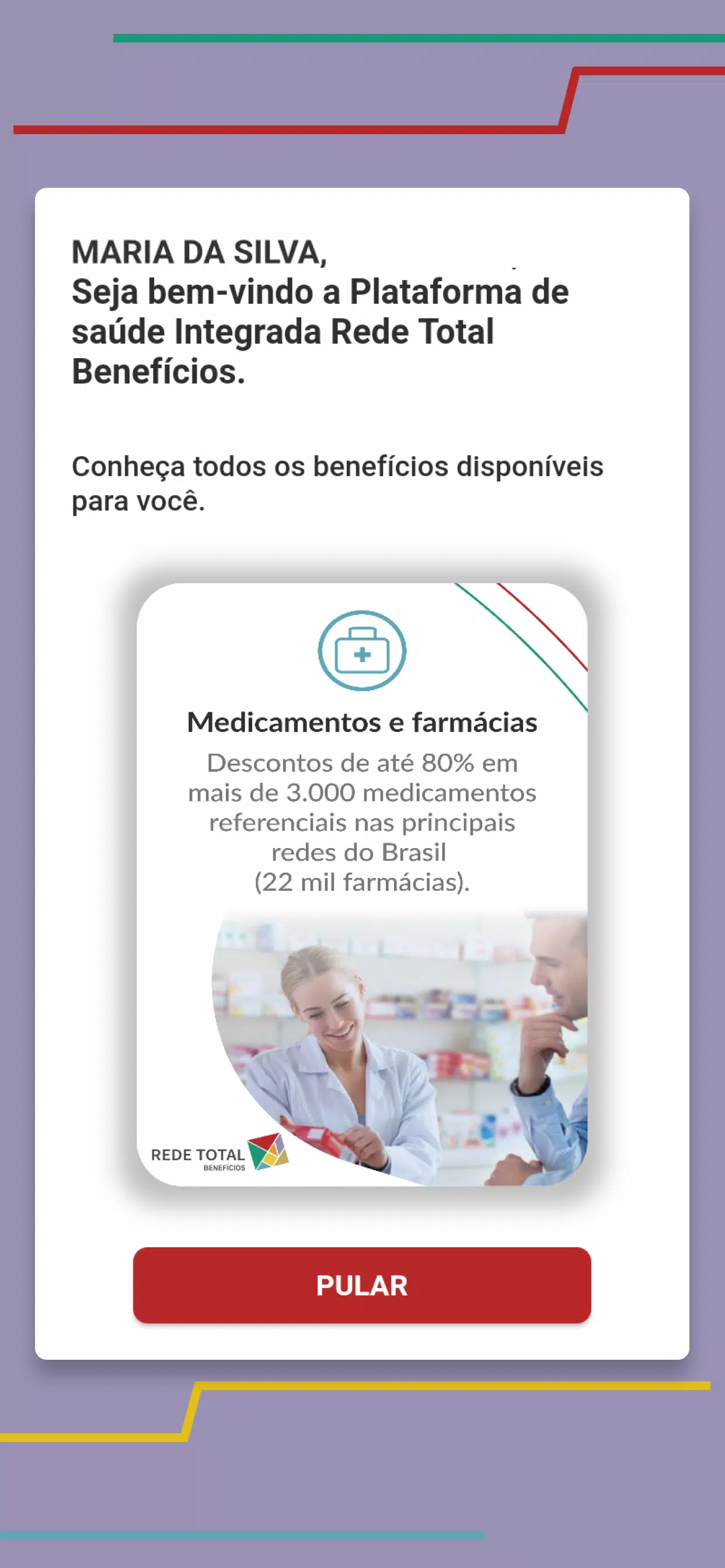 Rede Total Benefícios Screenshots