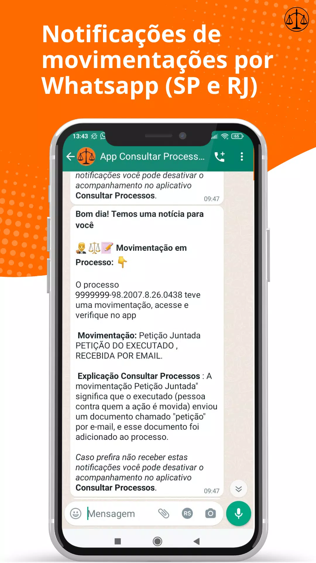 Consultar Processos سکرین شاٹس