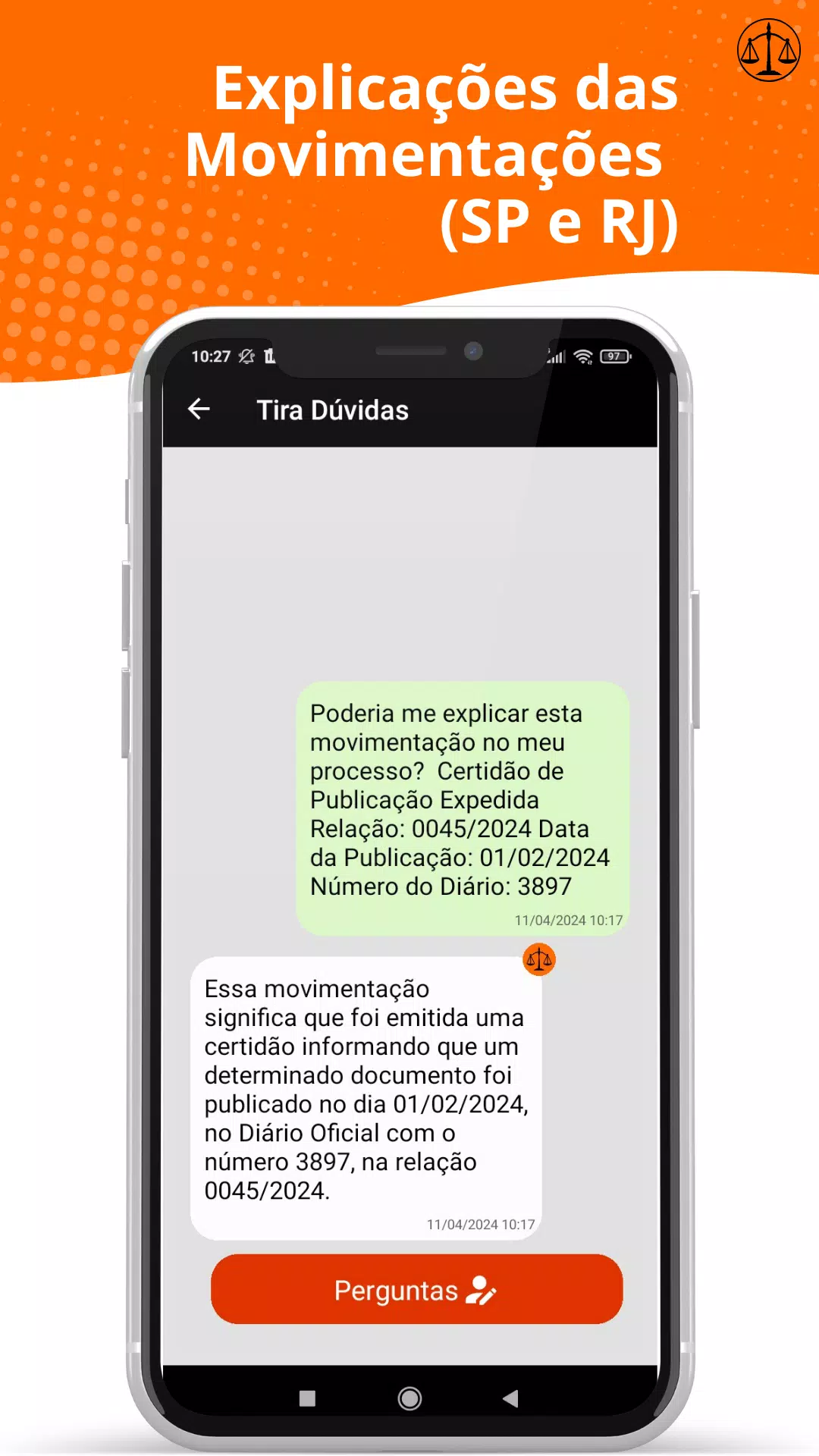Consultar Processos سکرین شاٹس